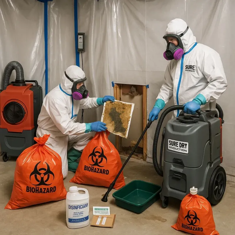 Contaminated Water Handling Protocols process in Mount Vernon, OH